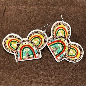 Mickey Christmas tree earrings​